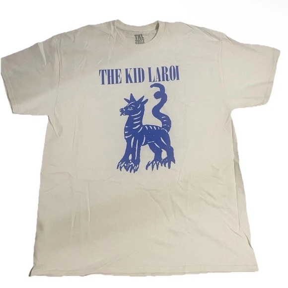 The KID LAROI End of the World 2022 USA Tour Concert Blue & Cream Tee Adult L - Picture 3 of 4